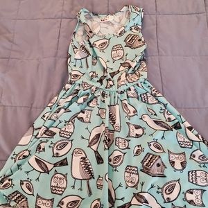 Dot Dot Smile Birdie Dress EUC 3/4